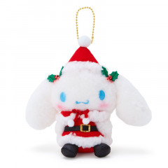 Japan Sanrio Keychain Plush - Cinnamoroll / Christmas 2021