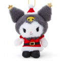 Japan Sanrio Keychain Plush - Kuromi / Christmas 2021 - 2