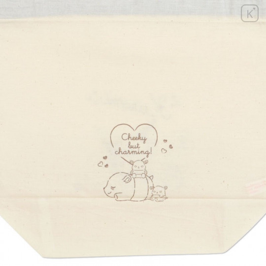 Japan Sanrio Drawstring Bag (M) - Kuromi - 4