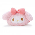 Japan Sanrio Fluffy Face Pouch - My Melody - 1