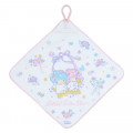 Japan Sanrio Hand Towel With Loop 3pcs Set - Little Twin Stars / Flower - 2