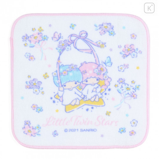 Japan Sanrio Petit Towel 4pcs Set - Little Twin Stars / Flower - 2