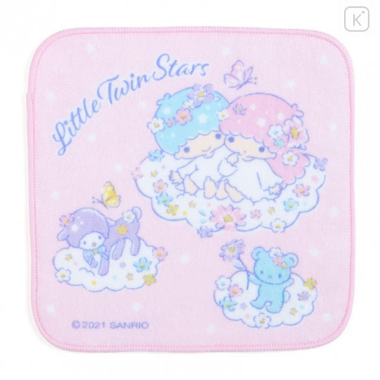Japan Sanrio Petit Towel 4pcs Set - Little Twin Stars / Flower - 5