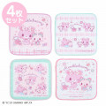 Japan Sanrio Petit Towel 4pcs Set - Mewkledreamy / Check - 1