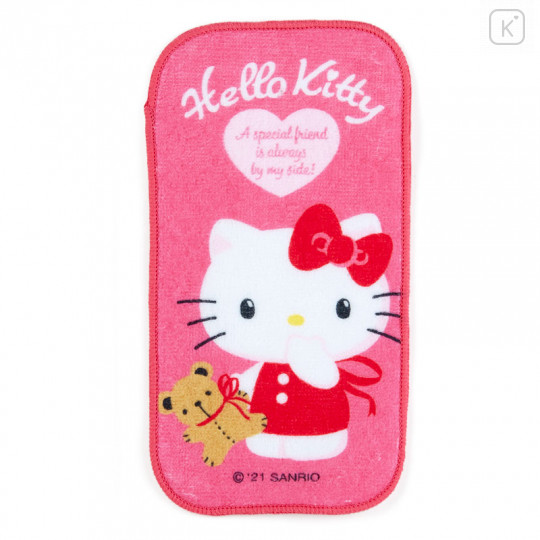 Japan Sanrio Half Petit Towel 2pcs Set - Hello Kitty / Bear - 2