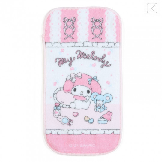 Japan Sanrio Half Petit Towel 2pcs Set - My Melody / Frills - 2