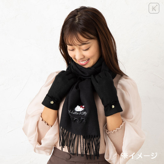 Japan Sanrio Muffler - Hello Kitty : Ribbon - 3