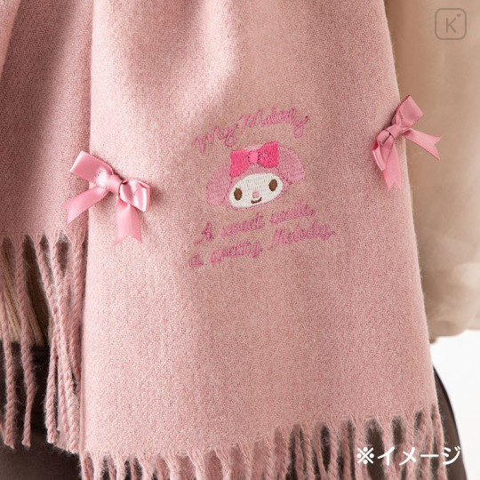 Japan Sanrio Muffler - My Melody : Ribbon - 4