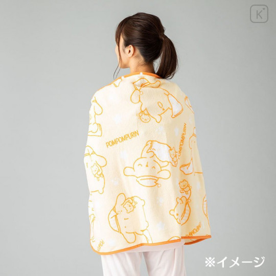 Japan Sanrio Cushion Blanket - Pompompurin - 8