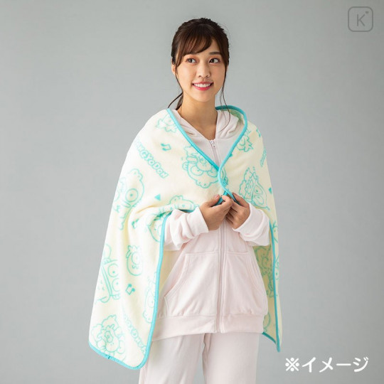 Japan Sanrio Cushion Blanket - Hangyodon - 7