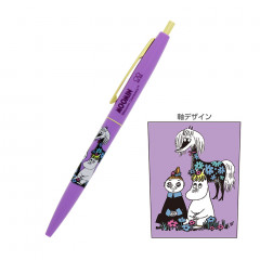 Japan Moomin Gold Clip Ball Pen - Lavender
