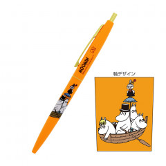 Japan Moomin Gold Clip Ball Pen - Orange