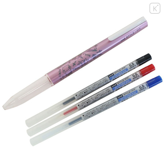 Japan Crayon Shin-chan Style Fit 3 Color Multi Ball Pen - Buriburizaemon - 2