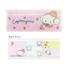 Japan Sanrio Sticky Notes - Cogimyun / Strawberry