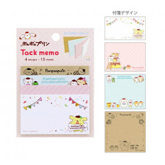 Japan Sanrio Tack Memo - Pompompurin / Celebration