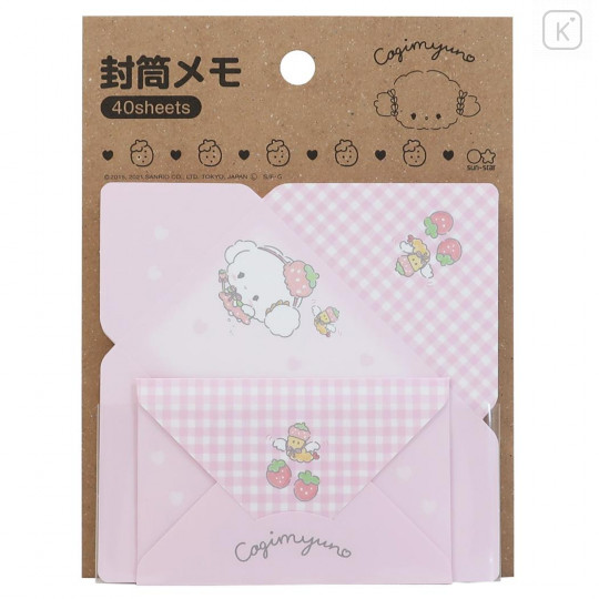 Japan Sanrio Mini Letter Set - Cogimyun / Strawberry - 1