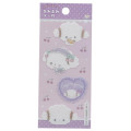 Japan Sanrio Fluffy Sticker - Cogimyun / Cherry - 1