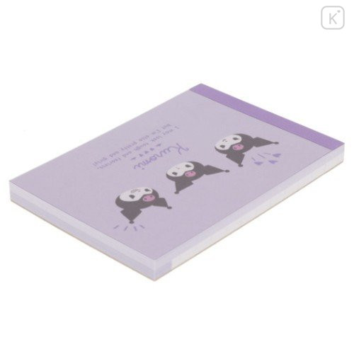 Japan Sanrio Mini Notepad - Kuromi / Petit Palais - 4
