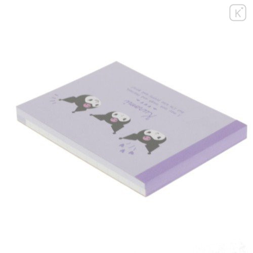 Japan Sanrio Mini Notepad - Kuromi / Petit Palais - 5