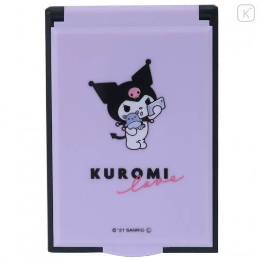 Japan Sanrio Hand Mirror - Kuromi - 1