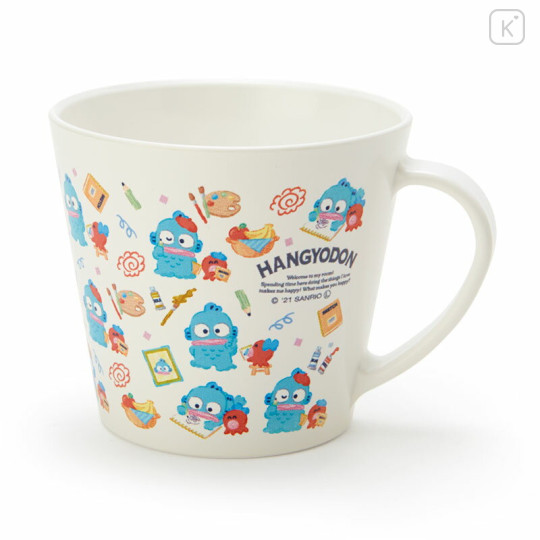 Japan Sanrio Plastic Mug - Hangyodon - 1