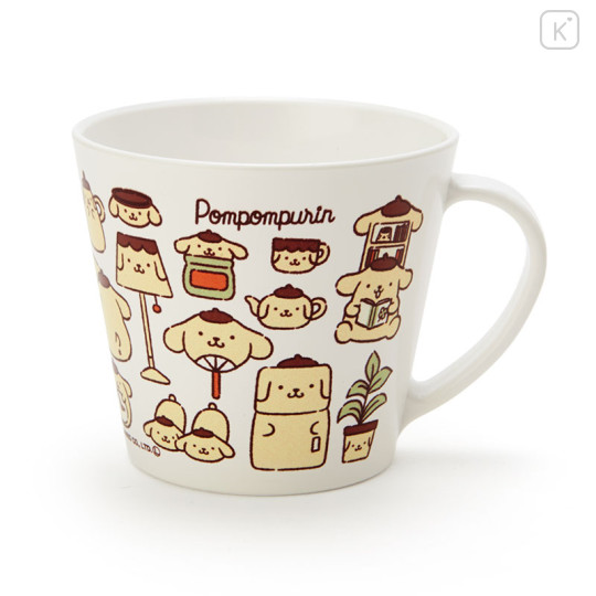 Japan Sanrio Plastic Mug - Pompompurin - 1