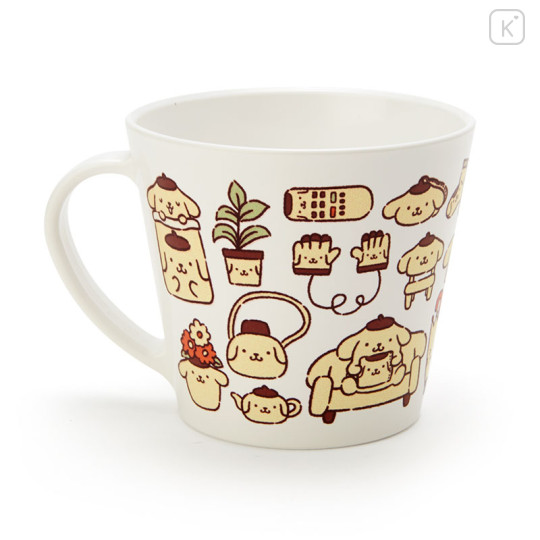 Japan Sanrio Plastic Mug - Pompompurin - 2