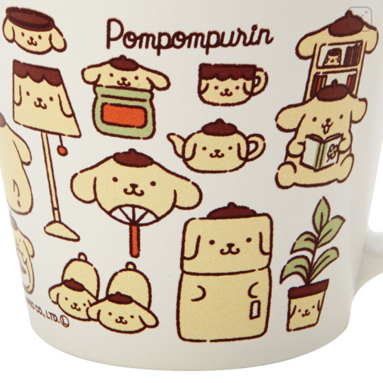 Japan Sanrio Plastic Mug - Pompompurin - 3