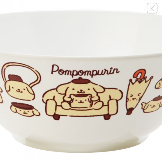 Japan Sanrio Plastic Bowl - Pompompurin - 3
