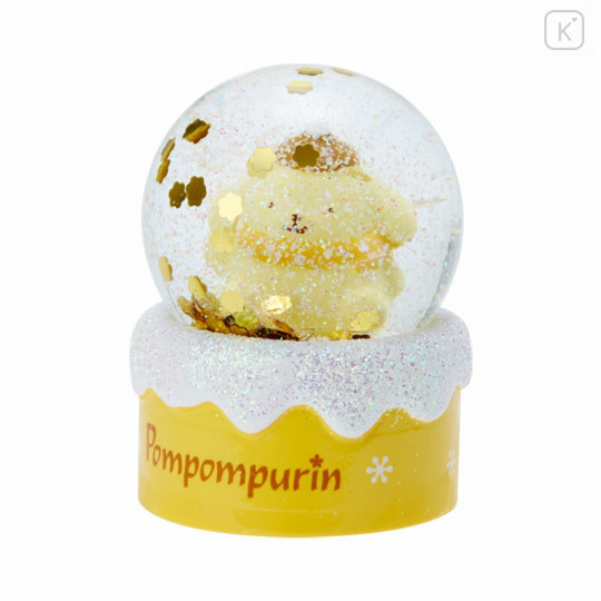 Japan Sanrio Mini Snow Globe - Pompompurin 2021 - 3