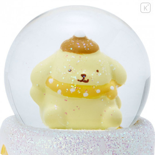 Japan Sanrio Mini Snow Globe - Pompompurin 2021 - 4