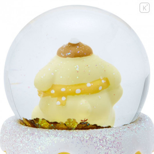 Japan Sanrio Mini Snow Globe - Pompompurin 2021 - 6