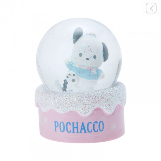Japan Sanrio Mini Snow Globe - Pochacco 2021 - 1