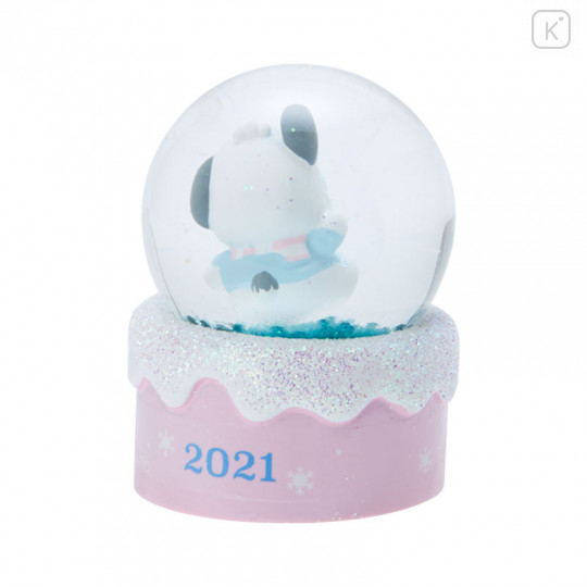 Japan Sanrio Mini Snow Globe - Pochacco 2021 - 2