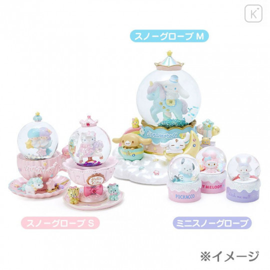 Japan Sanrio Mini Snow Globe - Pochacco 2021 - 8