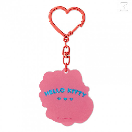 Japan Sanrio Acrylic Keychain - Hello Kitty / Emokyun - 2