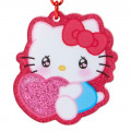 Japan Sanrio Acrylic Keychain - Hello Kitty / Emokyun - 3