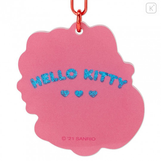 Japan Sanrio Acrylic Keychain - Hello Kitty / Emokyun - 4