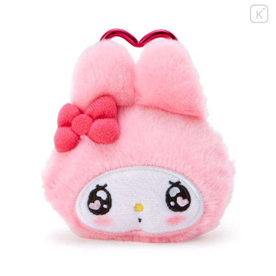 Japan Sanrio Die-cut Keychain Pouch - My Melody : Emokyun - 1