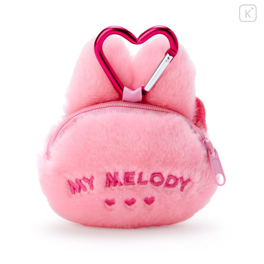 Japan Sanrio Die-cut Keychain Pouch - My Melody : Emokyun - 2