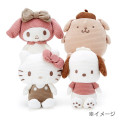 Japan Sanrio Sitting Plush - Hello Kitty : Corduroy - 4