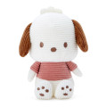 Japan Sanrio Sitting Plush - Pochacco : Corduroy - 1