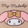 Japan Sanrio Triangular Pouch - My Melody / Corduroy - 4