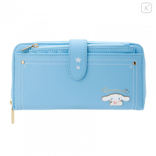 Japan Sanrio Long Wallet DX with Fragment Case - Cinnamoroll - 1