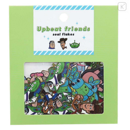 Japan Disney Upbeat Friends Seal Flakes Sticker - Toy Story 4 - 1