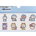 Japan Doraemon Upbeat Friends Seal Flakes Sticker - 2