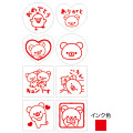 Japan San-X Stamp Chops Set (S) - Rilakkuma / FT63801 - 3