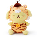 Japan Sanrio Zodiac Keychain Plush - Pompompurin / Tiger 2022 - 2