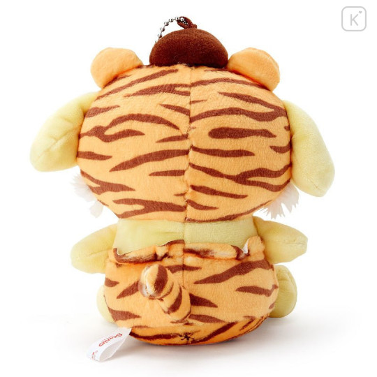 Japan Sanrio Zodiac Keychain Plush - Pompompurin / Tiger 2022 - 3