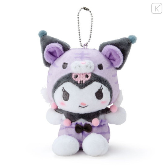 Japan Sanrio Zodiac Keychain Plush - Kuromi : Tiger 2022 - 1